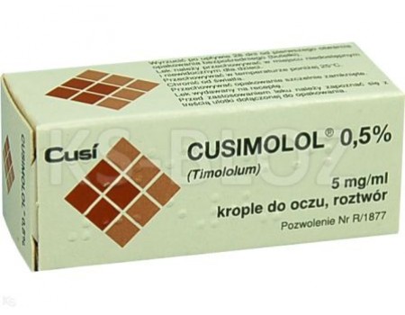 Cusimolol 2.5mg. 5ml.